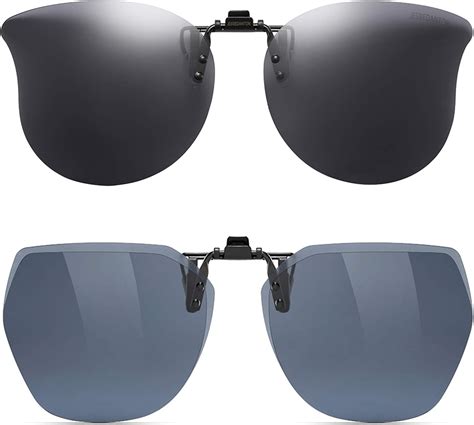 clear polarized clip on lenses.